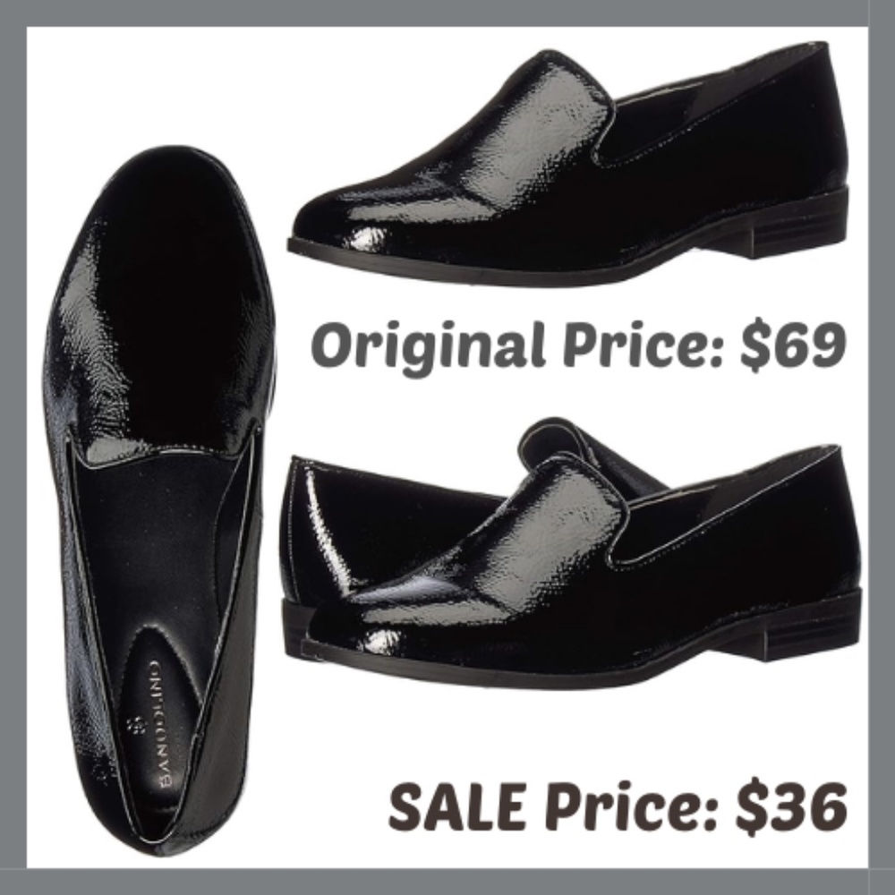 Bandolino Black Leather Loafers - Picture 2 of 2